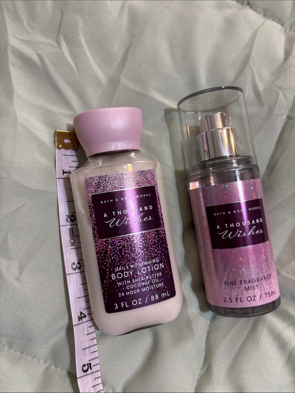 Bath & Body Works A Thousand Wishes Lotion & Fragrance Mist - Pink Glitter - Picture 6 of 7